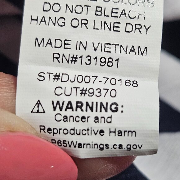 Naif Woman Comfortable Maxi Dress Striped S Resort Travel Ready Coastal Cruise - Picture 6 of 12